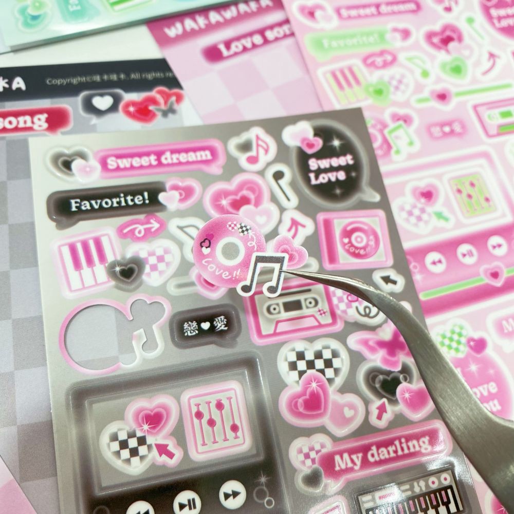 SCRAPBOOK Music Decorative STI - огляд і ціна Glitter Vinyl Roll
