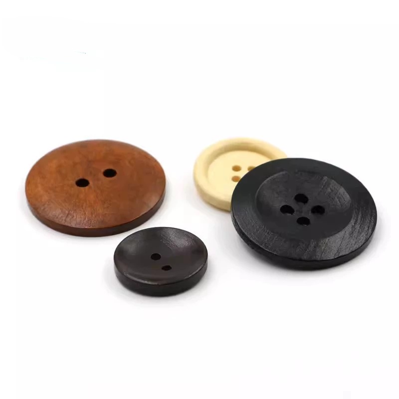 10pcs 18mm Round Wooden Button - огляд і ціна Embellishments For Scrapbooking