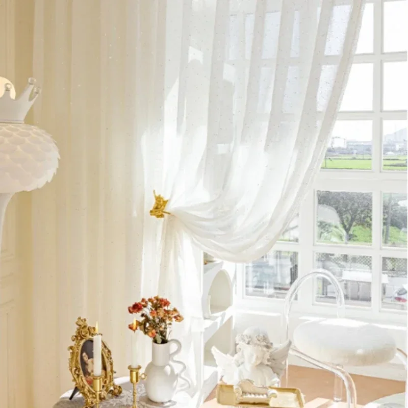 French Sheer Curtains for Livi - огляд і ціна Sequin Fabric Panel