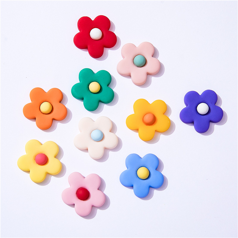 10pcs Resin Flowers Flat Back  - огляд і ціна Christmas Craft Embellishment