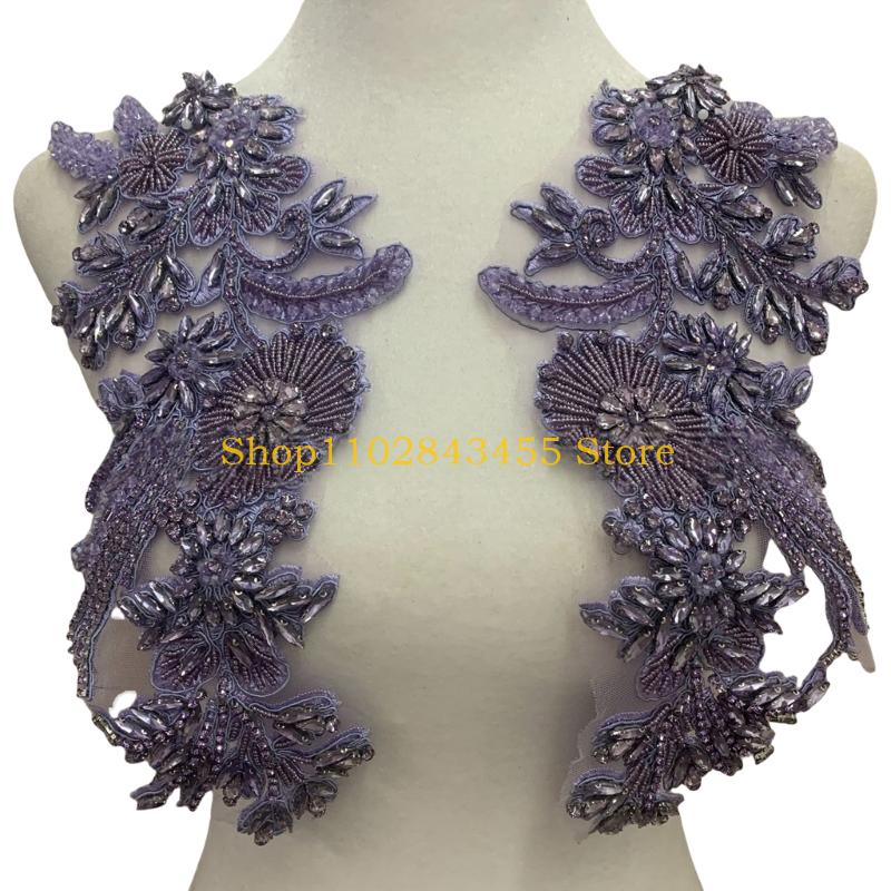 49MC Embroidery Beadwork Wheat - огляд і ціна Applique Patch Flower