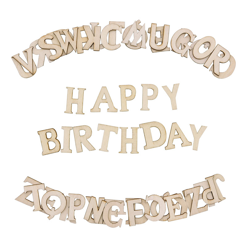 100pcs Letters Wooden Alphabet - огляд і ціна Embellishments For Scrapbooking
