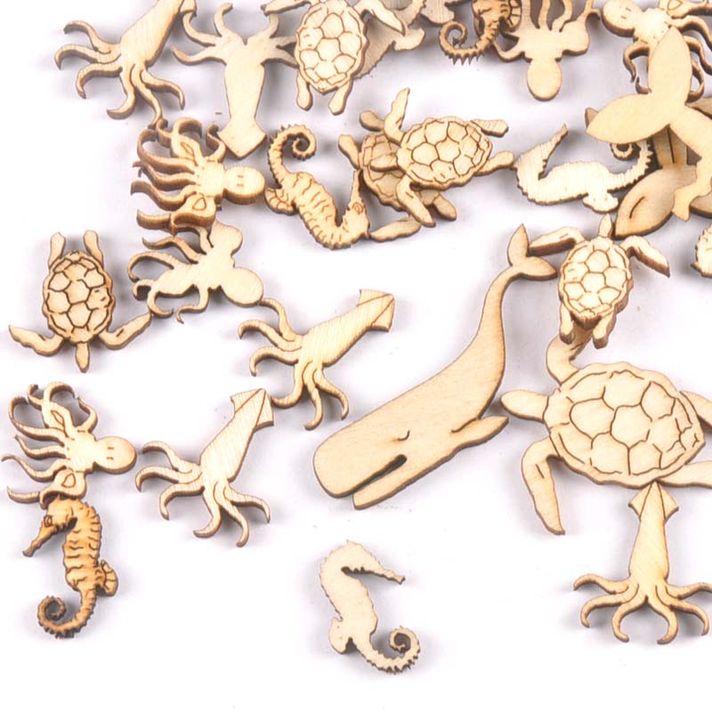 20Pcs 25-40mm Sea Turtle/horse - огляд і ціна Embellish Craft