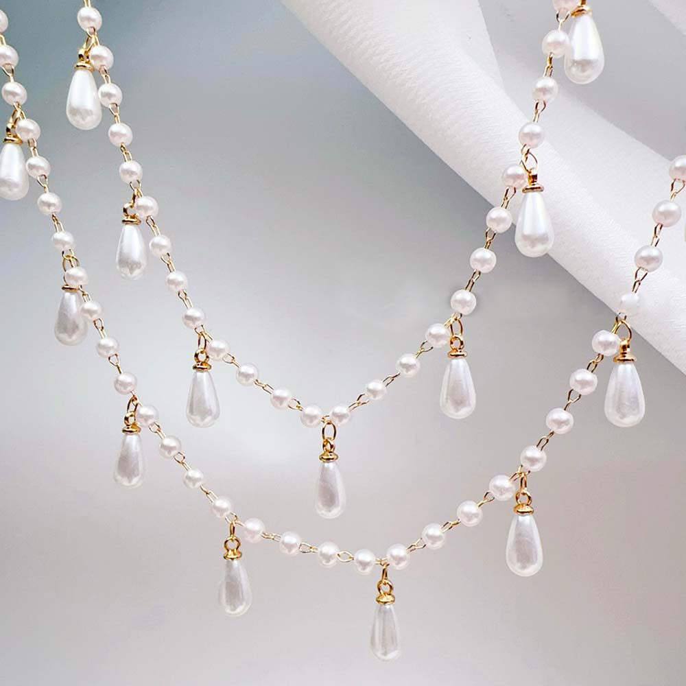 0.5M 1M Imitation Pearl Waterd - огляд і ціна Pearl Trim Chain