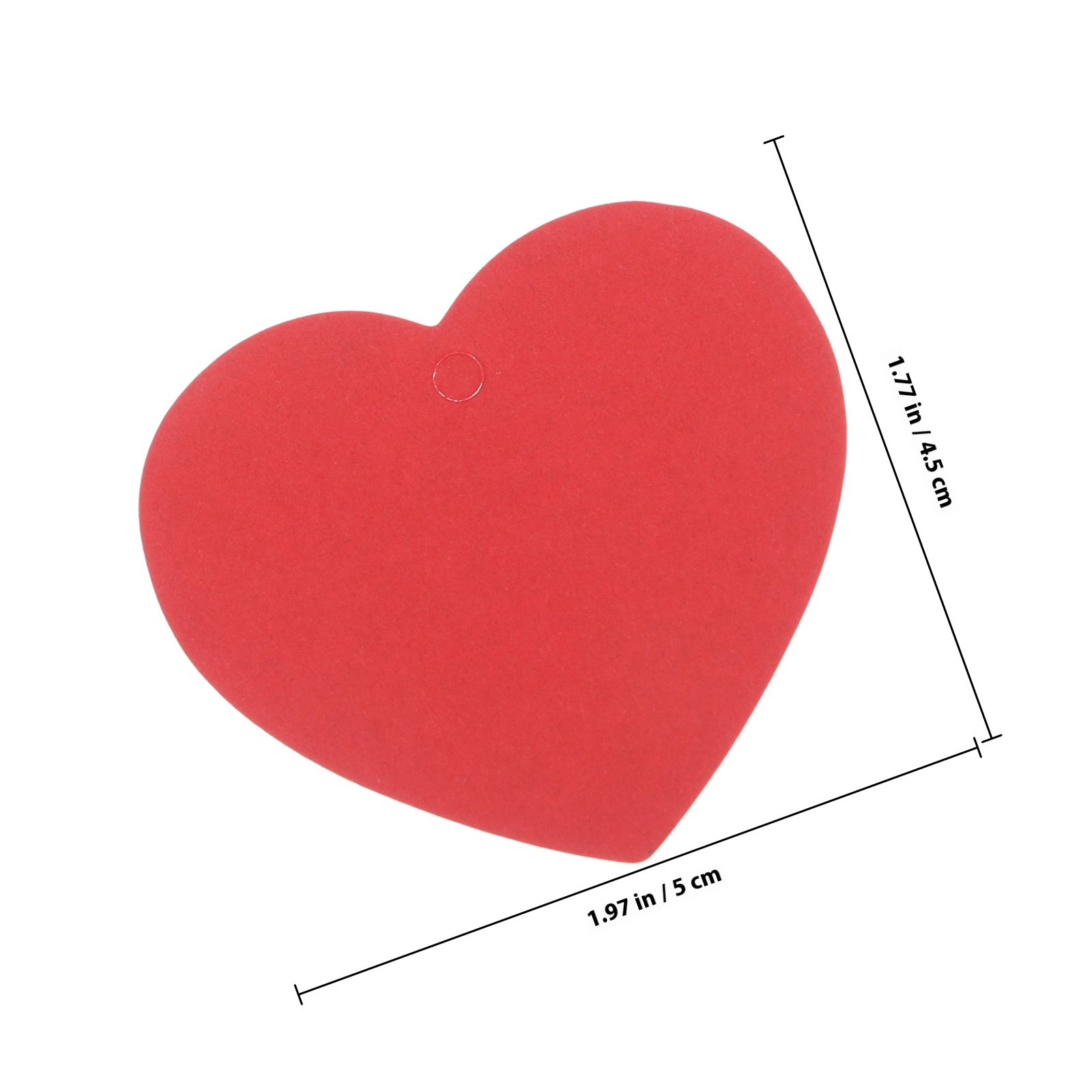100 Pcs Heart Price Tag Paper  - огляд і ціна Embellish Craft