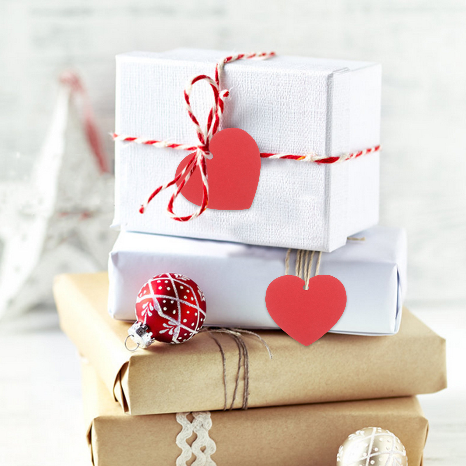 100 Pcs Heart Price Tag Paper  - огляд і ціна Embellish Craft