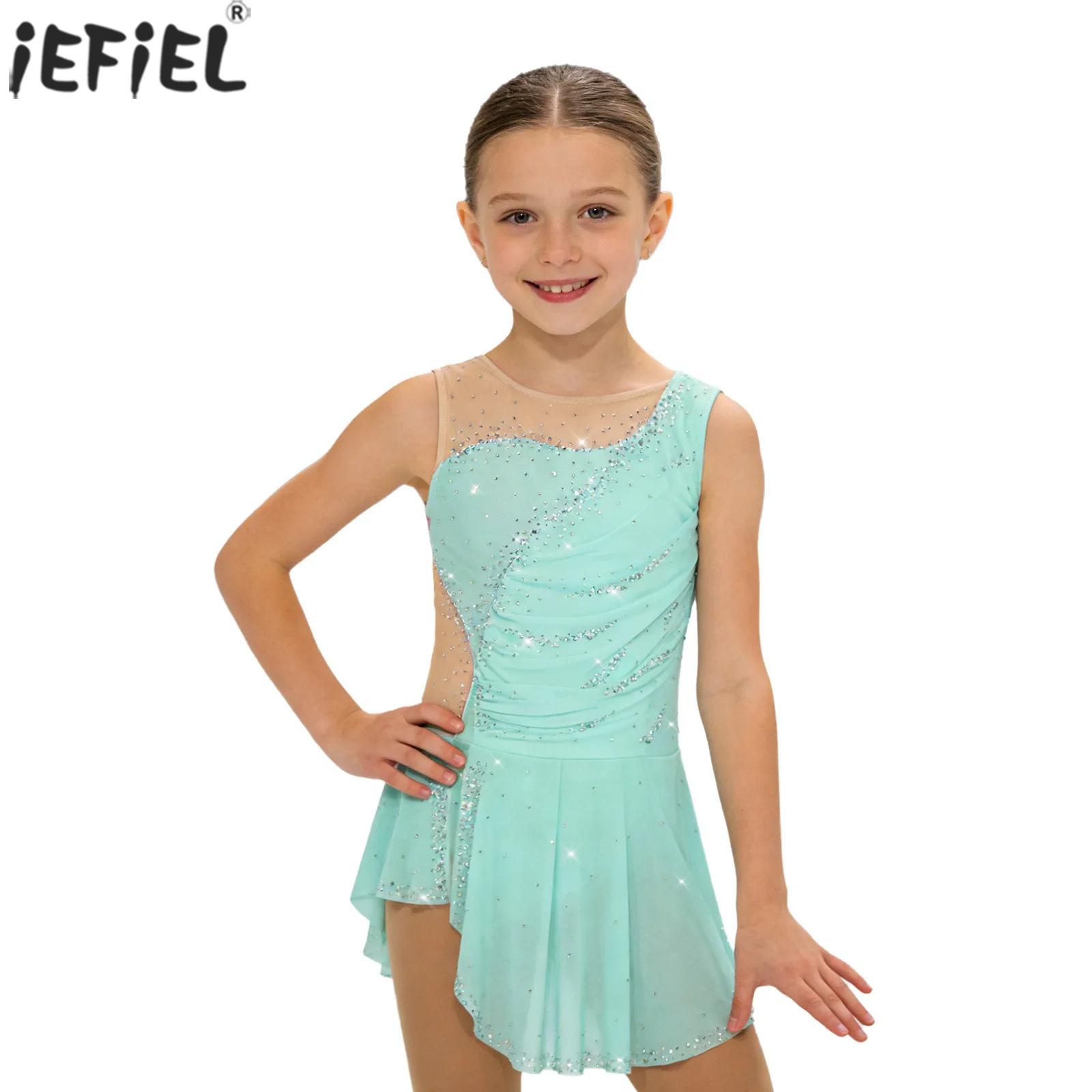 Kids Girls Figure Ice Skating  - огляд і ціна Rhinestone Banding Trim