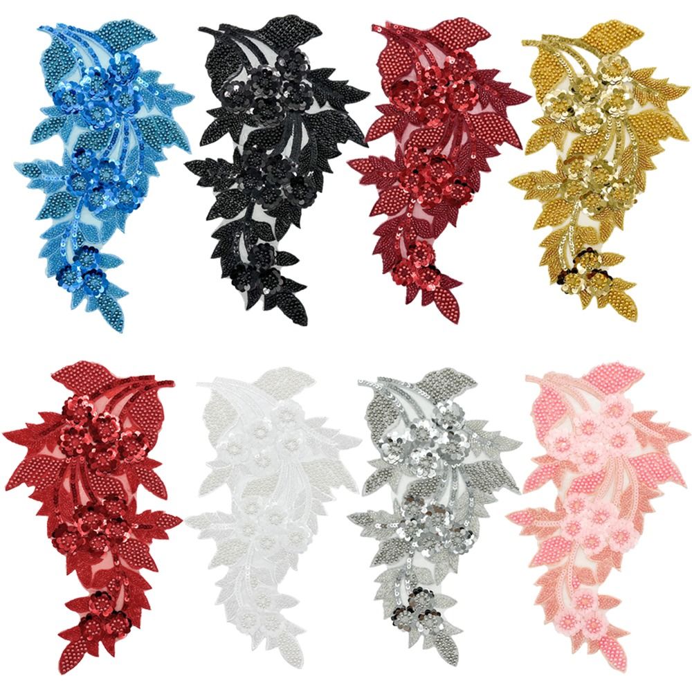 Fashion 3D Sequin Flower Patch - огляд і ціна Applique Patch Flower