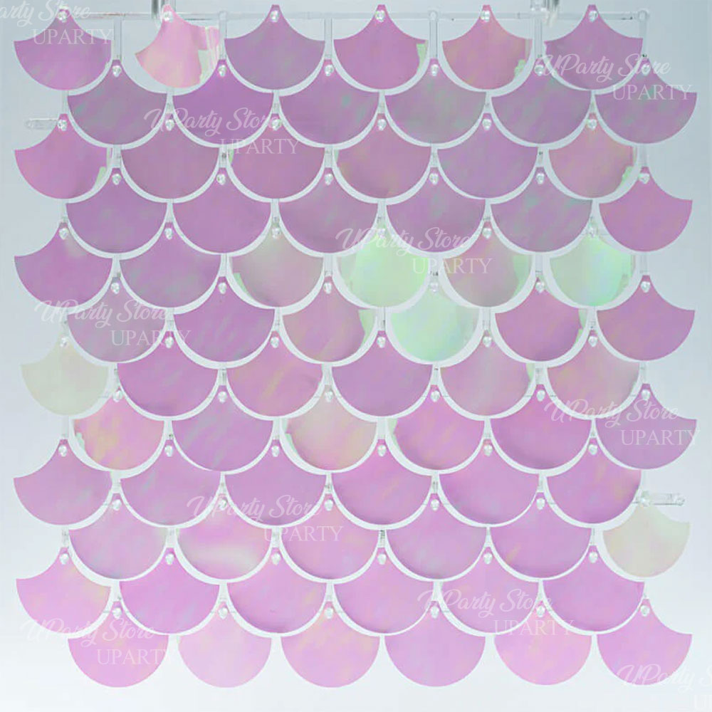 12pcs Mermaid Sequins Wall Pan - огляд і ціна Sequin Fabric Panel