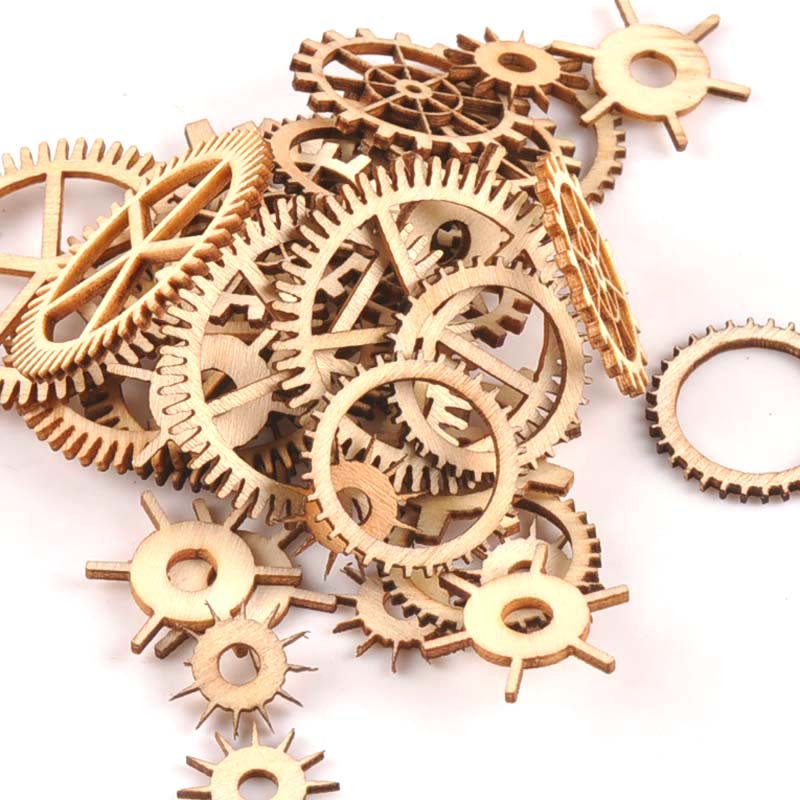 20-40mm 36pcs Unfinished Wood  - огляд і ціна Embellishments For Scrapbooking