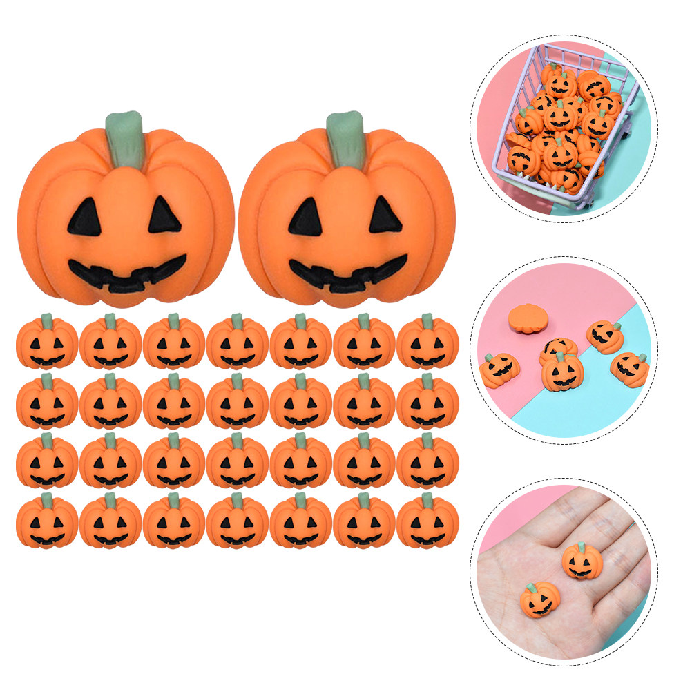 50Pcs Mini Resin Pumpkin Charm - огляд і ціна Embellish Craft