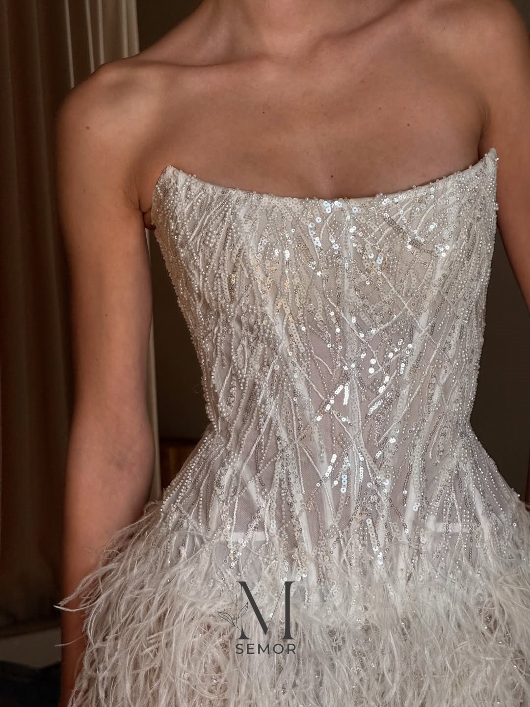 Semor Exquisite Short Wedding  - огляд і ціна Tassel Fringe Trim