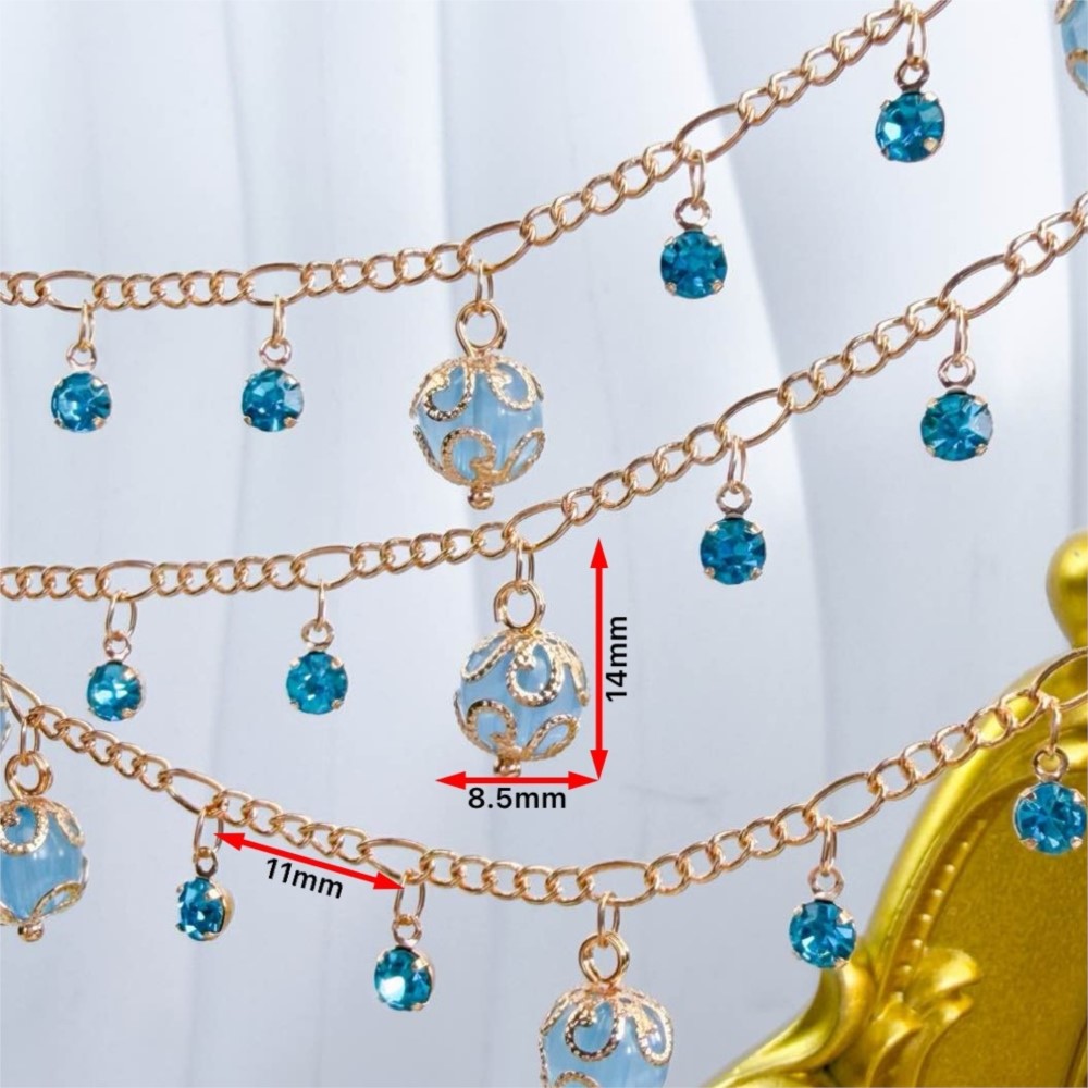 0.5Meter/1Meter Glass Bead Rhi - огляд і ціна Pearl Trim Chain