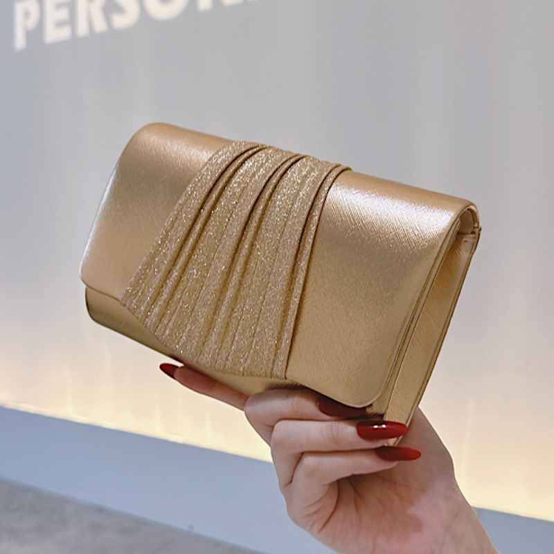Golden Small Evening Clutch Ba - огляд і ціна Tassel Fringe Trim