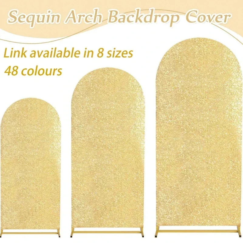 4 Colors 7 Sizes Sequin Arch F - огляд і ціна Sequin Fabric Panel