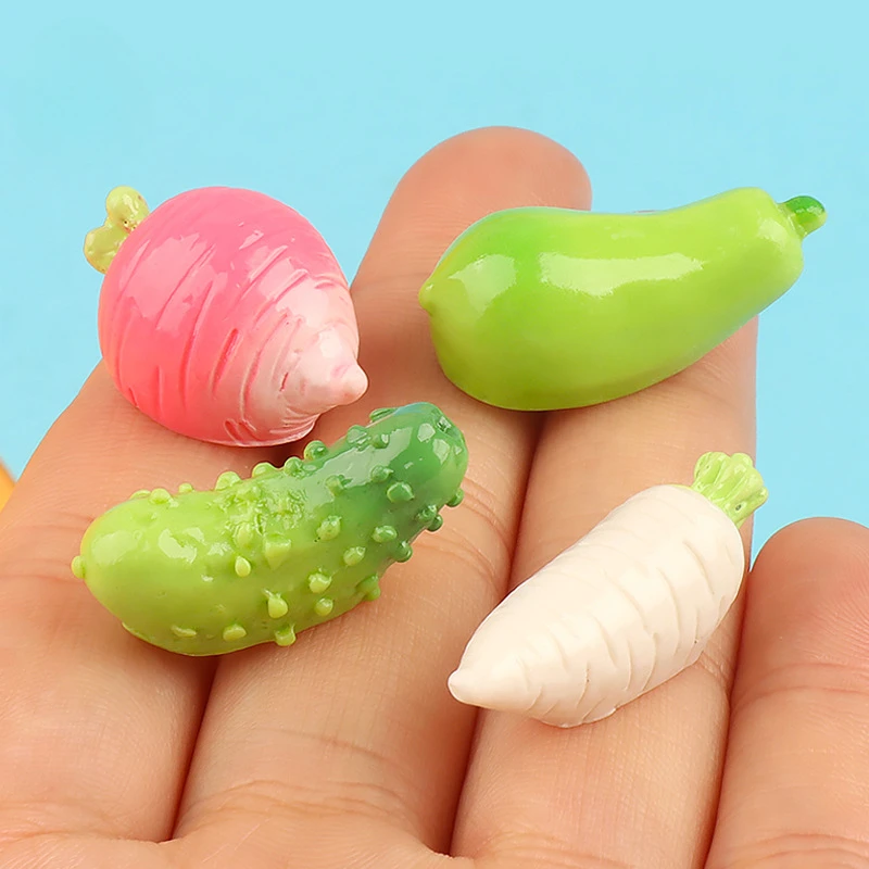 Kawaii Resin Mini Vegetable Fa - огляд і ціна Christmas Craft Embellishment