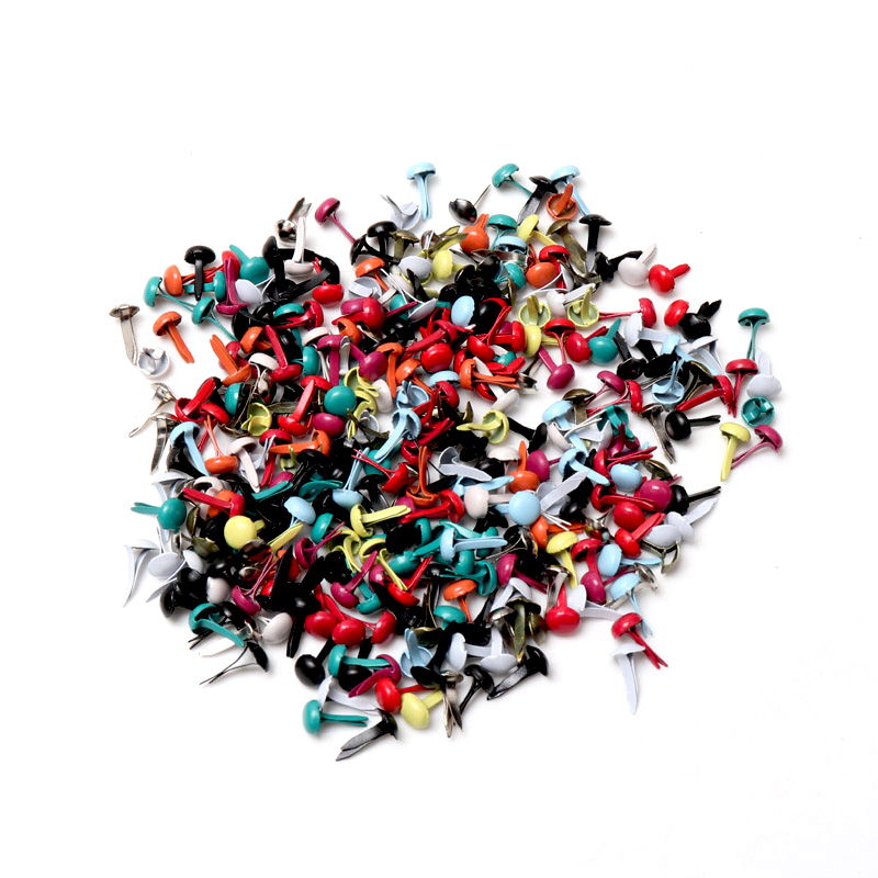 100pcs Mixed Multicolor Round  - огляд і ціна Embellishments For Scrapbooking